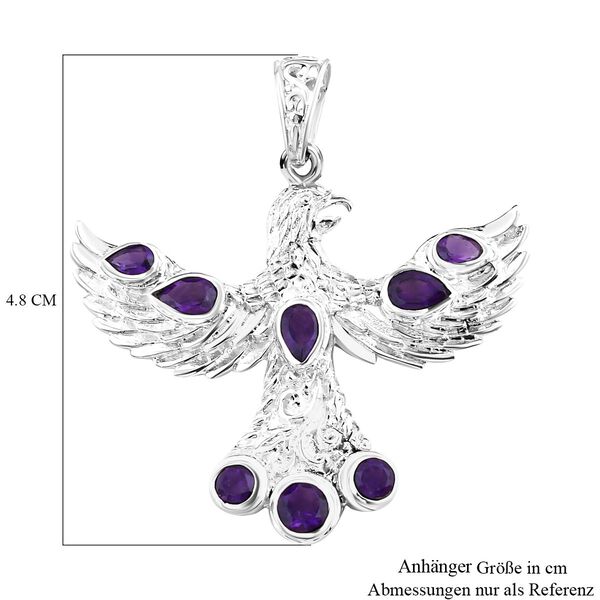 Royal Bali - Afrikanischer Amethyst Anhänger, 925 Silber ca. 2.51 ct image number 5