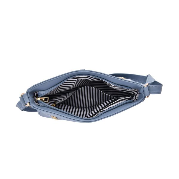 Schultertasche aus Kunstleder, blau image number 6