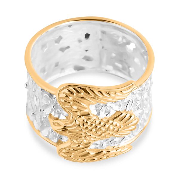 D'Joy 925 Silber Zweifarbige BeschichtungRing (Gr&ouml;&szlig;e 20.00) ca. 6,35g