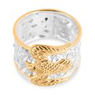 D'Joy 925 Silber Zweifarbige BeschichtungRing (Größe 20.00) ca. 6,35g