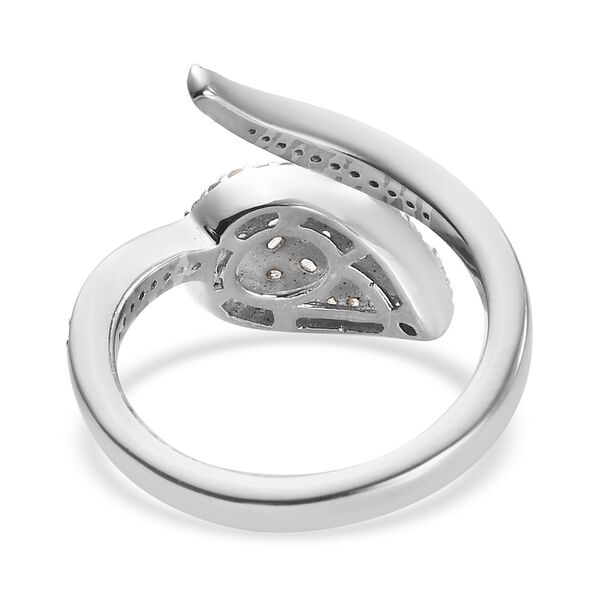 Diamant Ring 925 Silber Platin-Überzug image number 5