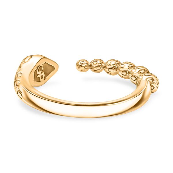 GP Trinofo Kollektion - Kanchanaburi blauer Saphir Schlangen-Ring mit Diamantakzenten image number 6