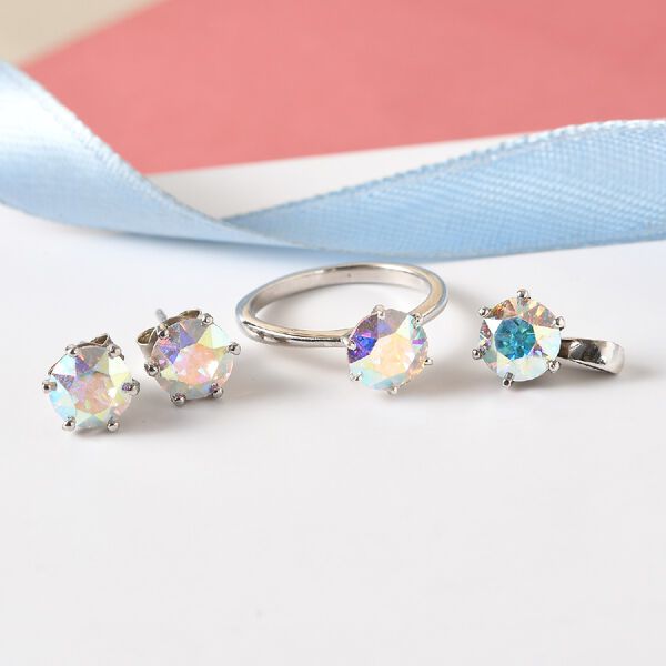 LUSTRO STELLA österreichisches AB-Kristall-Schmuckset image number 2