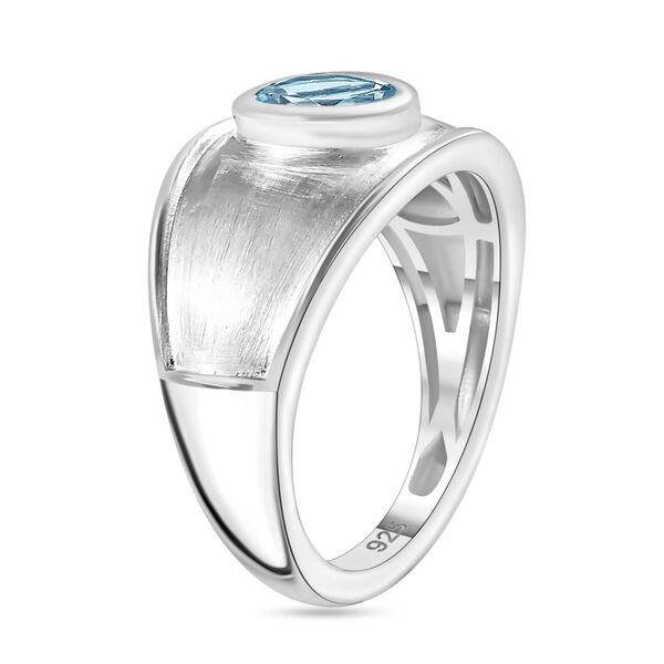 AAA Aquamarin Ring, ca. 0,67 ct. image number 5
