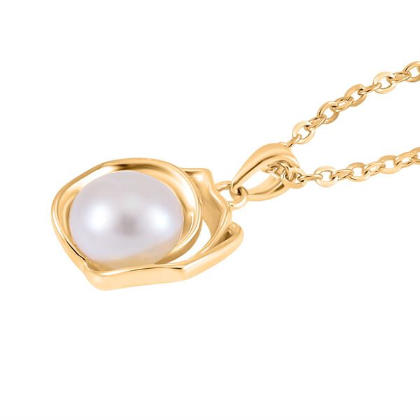 Wei&szlig;es S&uuml;&szlig;wasserperlen-Schmuckset - 4,02 ct. image number 3