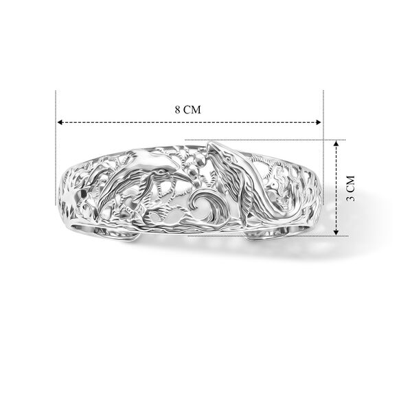 D'Joy 925 Silber Armreif ca. 19 cm ca. 22,54g image number 5