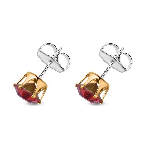 Rote Muschelkernperle und rotes Kristall-Schmuckset - 2,02 ct. image number 5