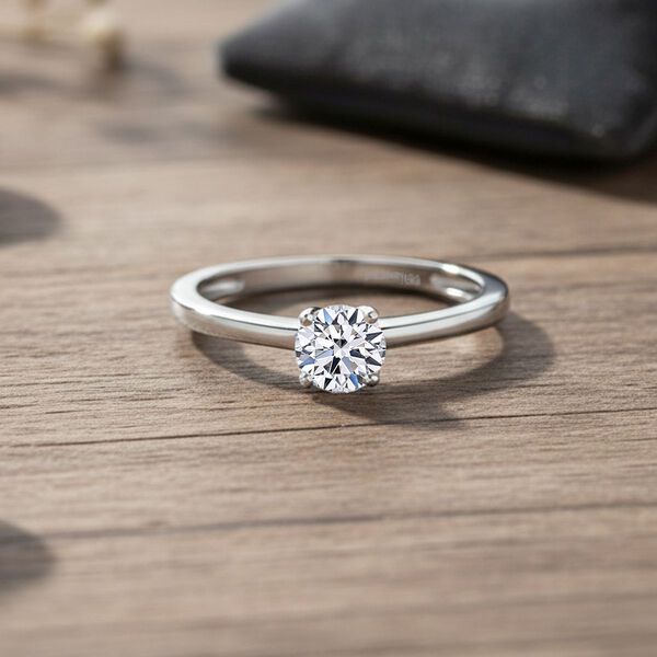 LUXURIANT VS-EF Labor Rund Diamant Ring - 0,52 ct. image number 1