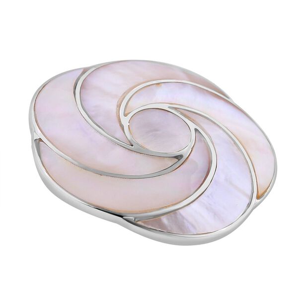 Royal Bali Kollektion- Perlmutt Rosen Anh&auml;nger image number 3