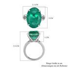 Smaragd Triplett Quarz Ring - 12,76 ct. image number 6