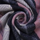 Gewebter Schal, Größe 70x184 cm, Weiß und Rosa image number 2