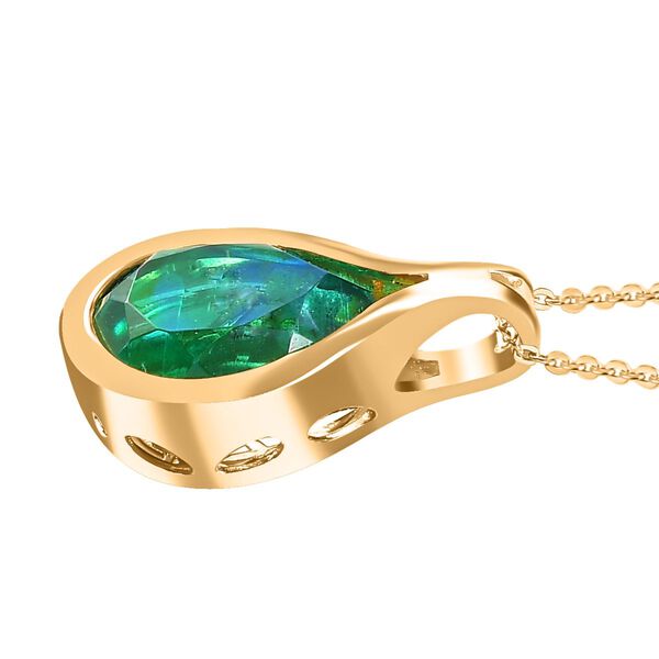 Pfau Triplett Quarz Anhänger mit 45cm Kette - 4,67 ct. image number 4