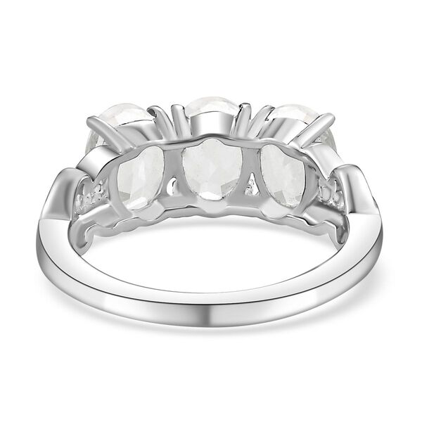 Wei&szlig;er Topas Schmuckset  Edelstahl ca. 5.43 ct image number 6