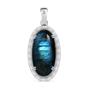 Labradorit Anh&auml;nger Edelstahl ca. 27.07 ct