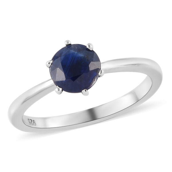 AAA Kyanit Solitär Ring 925 Silber Platin-Überzug image number 4