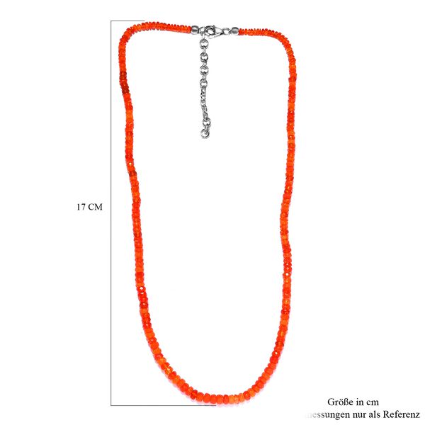 Farbige, &auml;thiopische Opal-Perlen-Halskette in Silber image number 6