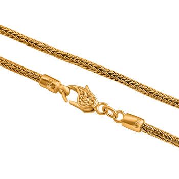 Royal Bali - D'Joy Tulang Naga Halskette,925 Silber 916 Gelbgold Vermeil ca. 50 cm ca. 16,40g