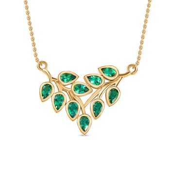 Labor Smaragd Ring und 45cm Halskette