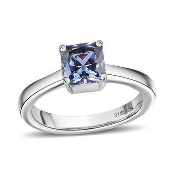 Tansanit kubisches Zirkonia-Schmuckset