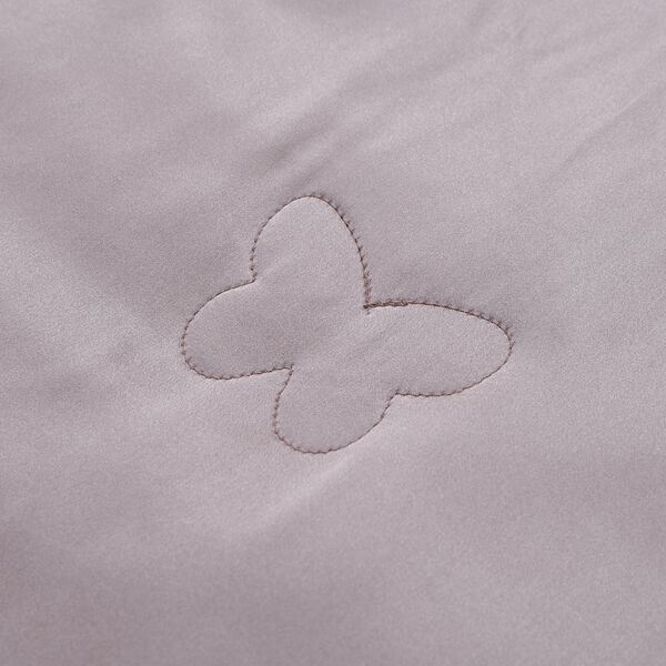 Serenity Night 100% Maulbeerseide Seidendecke mit 350gsm Seidenf&uuml;llung, 135x200cm, Lavendel image number 7