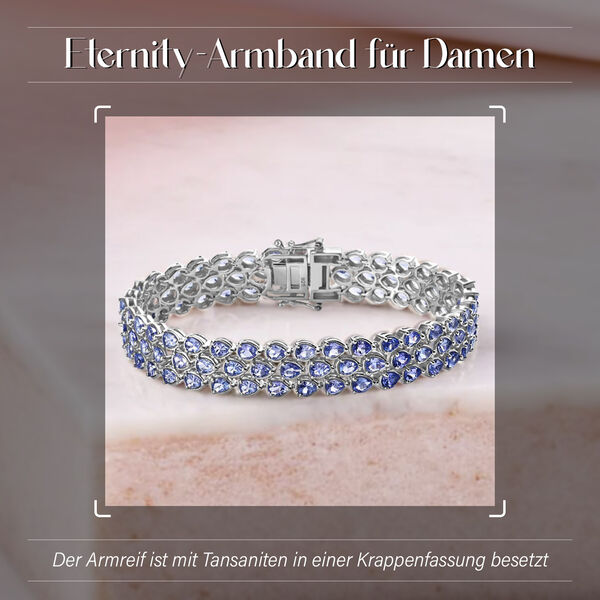 Tansanit Armband, 19 cm - 14,85 ct. image number 2