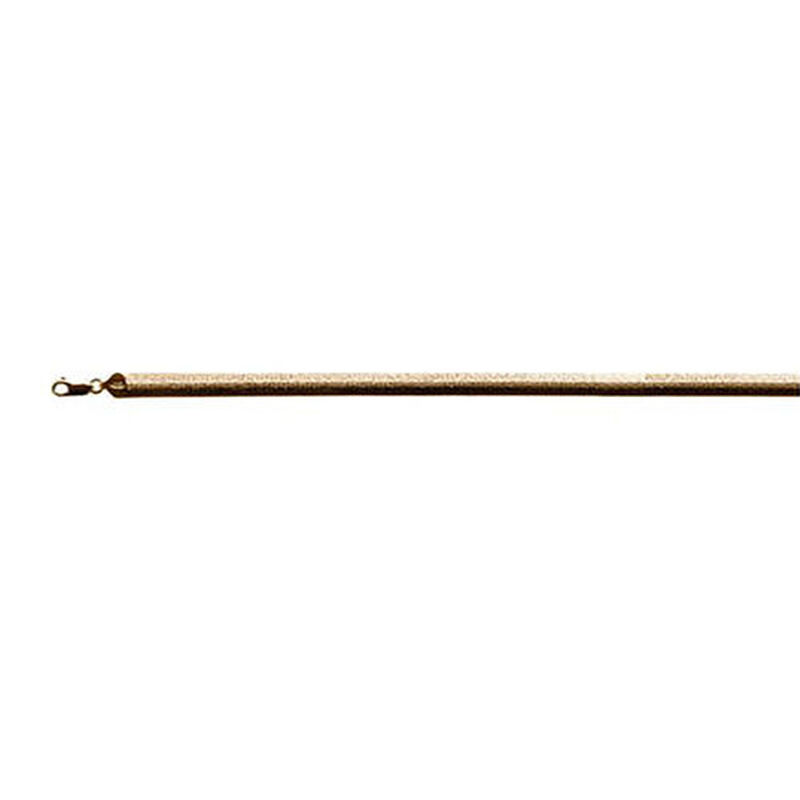 Italienische Fischgräten-Halskette, ca. 48 cm, 925 Silber Roségold-Überzug image number 0