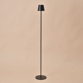 Kabellose Stehlampe mit Touch-Steuerung, Schwarz, 18x118 cm