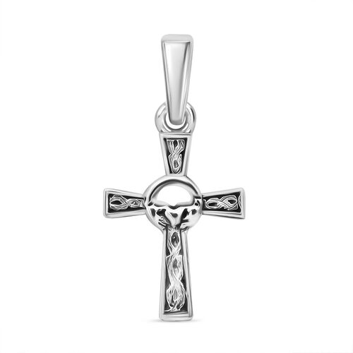 Kreuz-Anhänger in 925 Silber image number 0