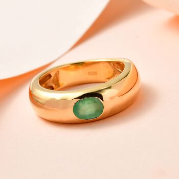 Kagem sambischer Smaragd-Ring - 0,49 ct.