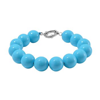 Sleeping Beauty t&uuml;rkisfarbenes Muschelkernperle Armband