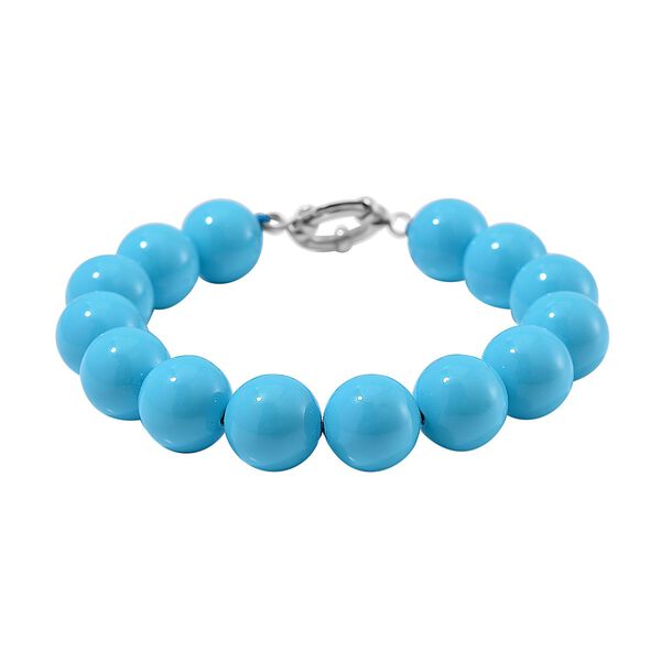 Sleeping Beauty türkisfarbenes Muschelkernperle Armband image number 0