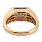 Mystischer Topas und Zirkon Ring 925 Silber 585 Vergoldet image number 5
