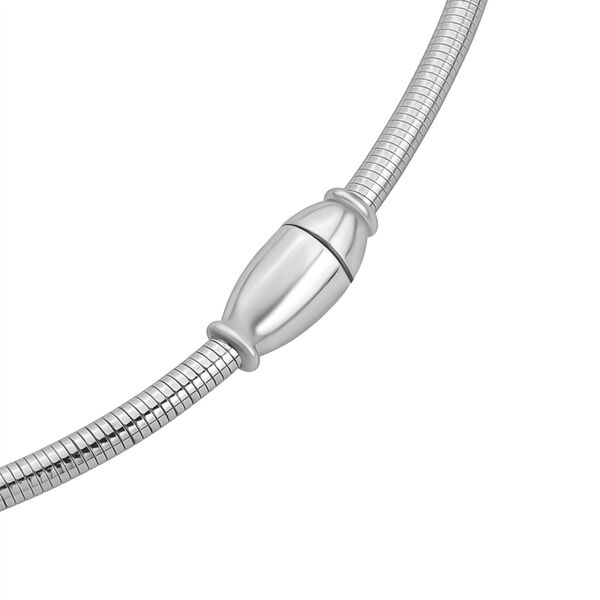 Wei&szlig;er Kristall Halskette ca. 48 cm Bicolor image number 5