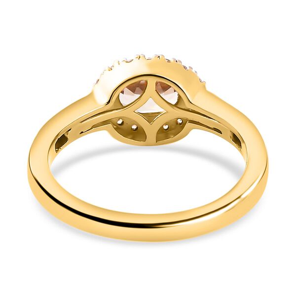 AAA Turkizit und wei&szlig;er Zirkon-Ring - 1,09 ct. image number 6