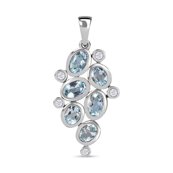 AA Aquamarin Anh&auml;nger, ca. 2,17 ct.