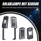Solarlampe mit Sensor für den Außenbereich, 6x6.4x31cm, Schwarz image number 2