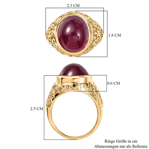 AAA afrikanischer Rubin Ring - 13 ct. image number 7