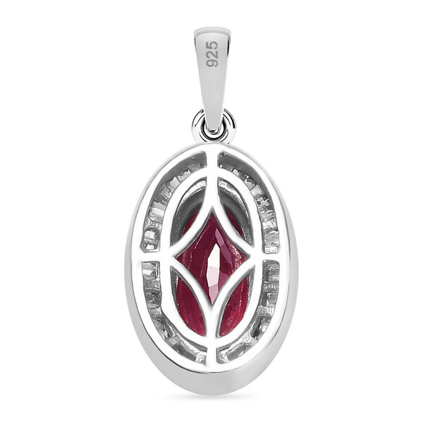 Afrikanischer Rubin und Diamant-Anh&auml;nger - 3,81 ct. image number 7