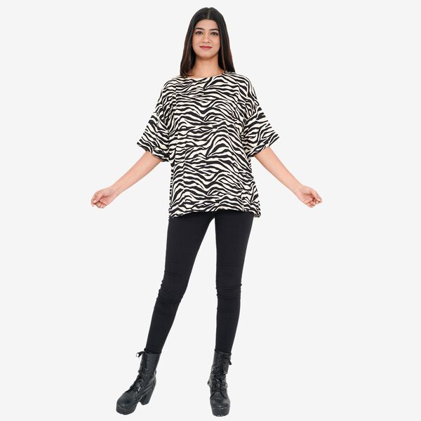 Tamsy bedrucktes Top, Blumendruck, Gr&ouml;&szlig;e 40 image number 0