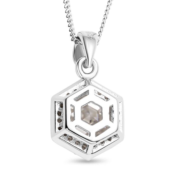 Funkelnde K&ouml;nigin - Moissanit Anh&auml;nger mit Kette - 2,66 ct. image number 6