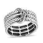 Royal Bali Kollektion - Schnalle Ring 925 Silber image number 0