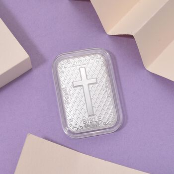 Heiliger Bibel-Barren in 999er Silber