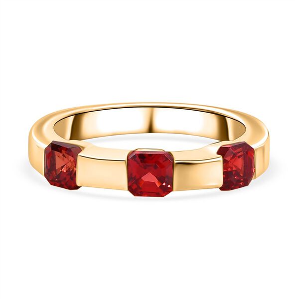 Labor Padparadscha Saphir Ring - 1,52 ct.