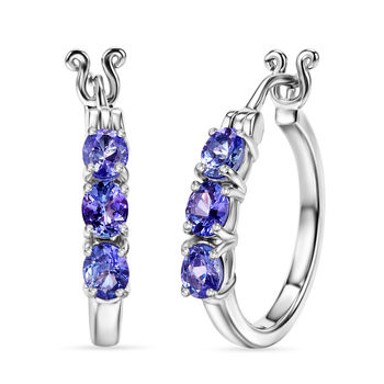 EVER TRUE Tansanit Ohrringe Nickelfreies Messing ca. 1.10 ct