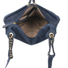 Crossbody Tasche aus 100% echtem Leder, Größe 33x3,8x25,4 cm, Dunkelblau image number 7