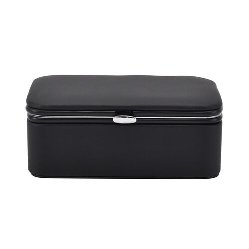 Schmuck-Organizer mit Anlaufschutz Futterung, 12x7,5x5 cm, Schwarz image number 1