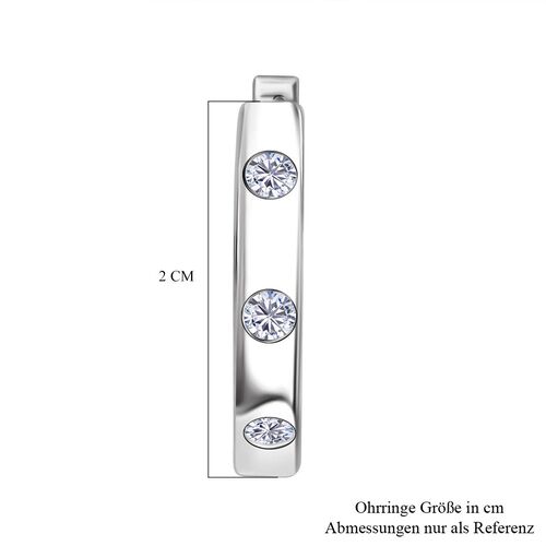Lab Grown Diamant SI Ohrringe 925 Silber rhodiniert ca. 0.33 ct image number 4