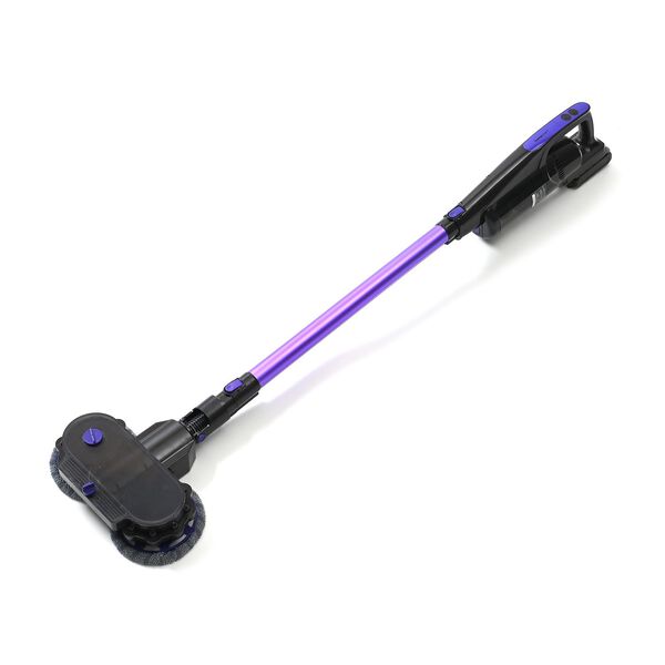 Multifunktionaler kabelloser Staubsauger, 2 in 1 Stiel und Handstaubsauger, 110x25x17 cm, Lila