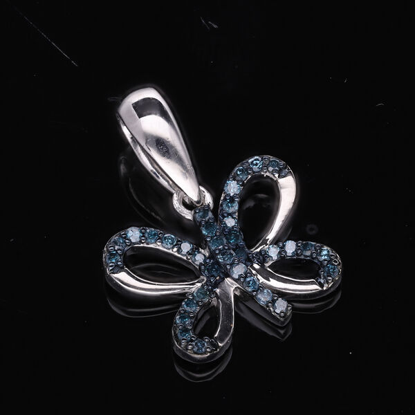 Blauer Diamant-Anh&auml;nger - 0,15 ct. image number 2