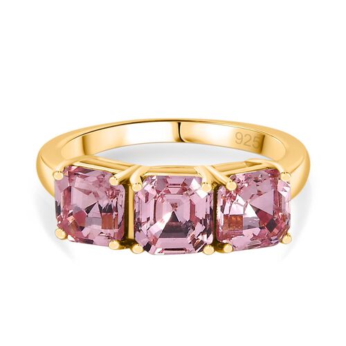 J Francis gefertigt mit SWAROVSKI- Rosa Swarovski Kristall Ring image number 0